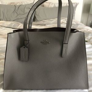 Brand New Grey Coach Purse